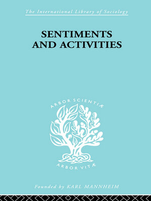 cover image of Sentiments and Activities